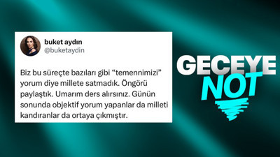 Haberet Genel Yayın Yönetmeni Buket Aydın: Milleti kandıranlar da ortaya çıkmıştır