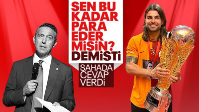 Abdülkerim Bardakcı Ali Koç'a sahada cevap verdi! 'Sen bu kadar para eder misin?' demişti