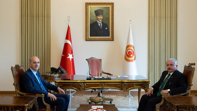 TBMM eski başkanı Mustafa Şentop, Numan Kurtulmuş'u ziyaret etti