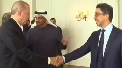 Cumhurbaşkanı Erdoğan, Manchester City'nin sahibi petrol milyarderi Sheikh Mansour ile tanıştı