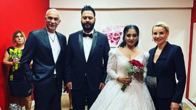 "Gelinim olur musun?" yarışmasına damga vuran Caner Toygar evlendi! Nikah şahidi olan Esra Erol'un kocası Ali Özbir'den olay takı