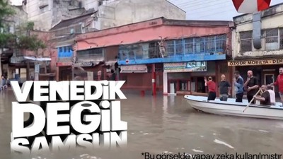 Son dakika! Samsun yine sele esir! Yollar göle döndü, araçlar yolda kaldı yer yer şelaleler oluştu! O ilçelerde okullar tatil edildi