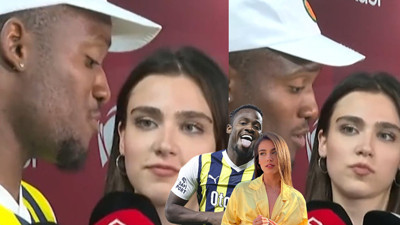 Spor muhabiri Ecem Dinçkal'ın Batshuayi'e bakışları gündem oldu! 'Aşkın olayım' editlerine Dinçkal'dan yanıt gecikmedi