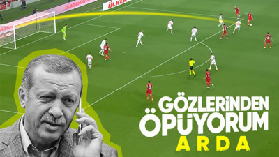 Cumhurbaşkanı Recep Tayyip Erdoğan'dan Arda Güler'e özel tebrik! "Gözlerinden öpüyorum"