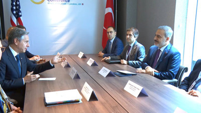 Son dakika... Dışişleri Bakanı Hakan Fidan ABD Dışişleri Bakanı Blinken ile bir araya geldi