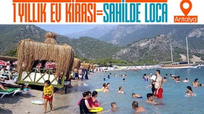 Yer: Antalya! Sahilde bir yıllık ev kirasına loca! Aylık 75 bin lira