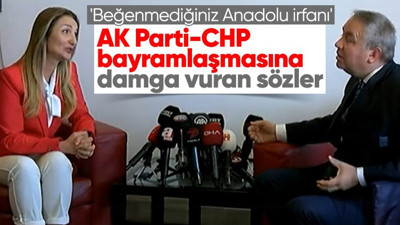 AK Parti'nin CHP ile bayramlaşmasında konu seçimlere gelince tansiyon yükseldi!" Beğenmediğiniz Anadolu irfanı..."