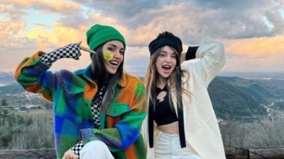 Gamze Erçel kardeşi Hande Erçel ile aynı kıyafeti giydi kamera karşısına geçti! "Aman Hande görmesin"