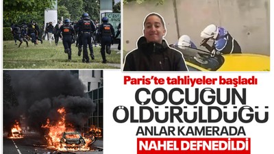 Fransa 17 yaşındaki çocuğun polis tarafından öldürülmesi ile ayağa kalktı! Öldürüldüğü anın görüntüleri çıktı! Paris'te tahliyeler başladı