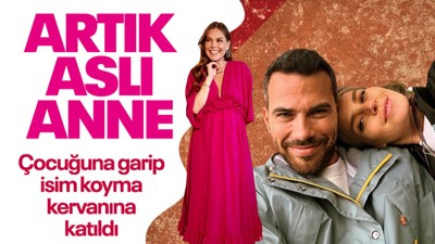 Karnı burnunda pozlarına beğeni yağan Aslı Enver anne oldu! Kavak Yelleri'nin Mine'si Aslı Enver'in kızının adına bir bakın