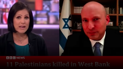BBC sunucusu Anjana Gadgil'den İsrail eski Başbakanı Naftali Bennett'e: İsrail güçleri çocukları öldürmekten mutlu