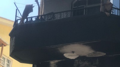 Ankara'da bir apartman dairesinde patlayan televizyon adeta bomba etkisi yarattı