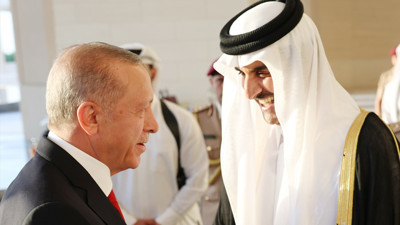 Katar Emiri Al Sani'den açıklama: Erdoğan'ı Doha'da ağırlamaktan mutluluk duydum