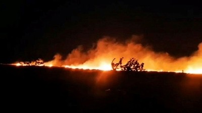 İstanbul Çatalca'da yangın: Yerleşim yerlerine ilerliyor