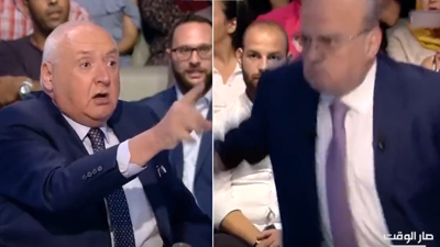 Lübnan'da eski bakan ve gazeteci canlı yayında kavga etti