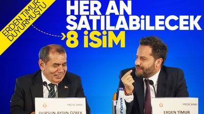 Transfer teklifi alan 8 Galatasaraylı futbolcu! Erden Timur açıklamıştı...