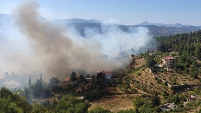 Kahramanmaraş’ta ormanlık arazide çıkan yangın kontrol altına alındı
