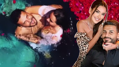 Engin Polat'tan Dilan Polat'a doğum günü sürprizi: Havuzu güllerle doldurdu! Sosyal medyada gündem oldu