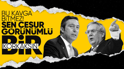 Ali Koç'tan Aziz Yıldırım'a korkak göndermesi! "En cesur görünümlü ama hiç de cesur olmayan lidersiniz..."