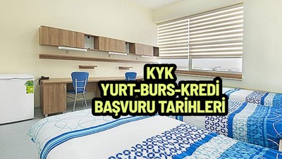 KYK yurt, burs, kredi başvuruları ne zaman başlayacak açıklandı mı?