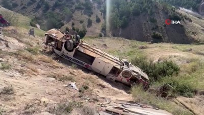 Kars'ta Türkiye'yi yıkan kaza! Yolcu otobüsü şarampole yuvarlandı: Çok sayıda ölü ve yaralı var