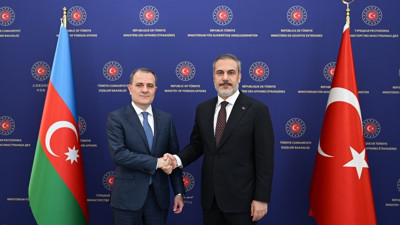 Dışişleri Bakanı Hakan Fidan Azerbaycanlı mevkidaşı Bayramov ile bir araya geldi