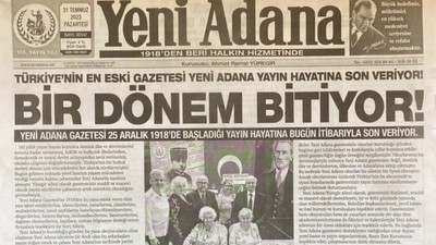 105 yıllık "Yeni Adana Gazetesi"ne üzüntüyle veda