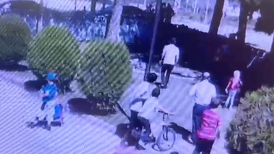 Samsun’da imamın darbedildiği anlar kameralara yansıdı!