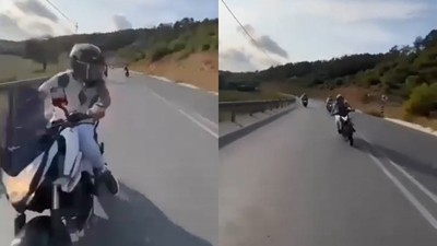 Berkant Keskin'in tacizi sonucu ölüme sürüklenen motosikletli gençlerin son görüntüleri ortaya çıktı