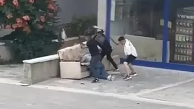 Ankara'nın göbeğinde şoke eden olay! Marketi haraca bağlamak isteyen çetenin yaptıkları kamerada! Önce dövdü, sonra silahla vurdu