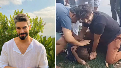 Ruhun Duymaz'ın Onur'u Şükrü Özyıldız role kendini kaptırdı! Şükrü Özyıldız'ın Galata'da kapkaççıyı yakaladığı anlar kamerada!