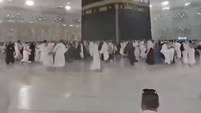 Çanakkale'de yangın çıktı Kabe'ye yıldırım düştü