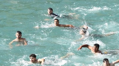 PKK'dan temizlendi etkinlikler başladı! Gençler Avaşin Nehri'nde