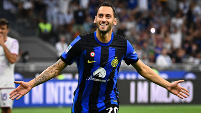 Inter 4-0 kazandı: Hakan Çalhanoğlu gol attı