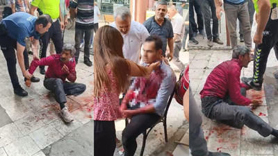 Adana'da kızıyla ilişki yaşadığını öğrendiği şahsı önce dövdü sonra bıçakla boğazından yaraladı!