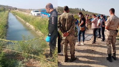 Hatay'da sulama kanalında ceset bulundu