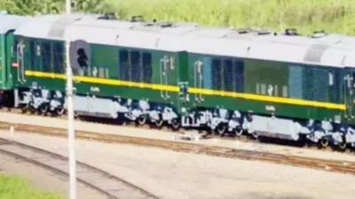 Rus devlet televizyonu 'Son derece gizli' bir şekilde geçtiğini bildirdi! Yeşil tren Rusya'ya ulaştı
