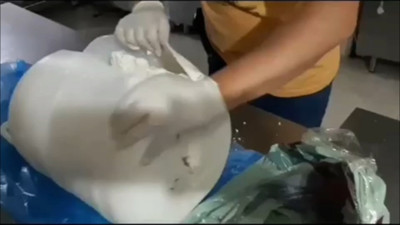 Siirt'te peynir bidonuna saklanmış 5 kilo esrar ele geçirildi