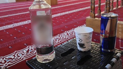 Camide alkol alıp polise kafa tutan şahsın ilk ifadesi ortaya çıktı: Ben ateistim, cami beni ilgilendirmez