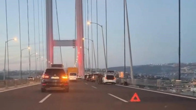 Osmangazi Köprüsü'nde birçok aracın lastiği aynı anda patladı: Sebebi ortaya çıktı