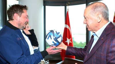 Cumhurbaşkanı Recep Tayyip Erdoğan ile iş insanı Elon Musk görüşmesi başladı: Musk oğluyla geldi