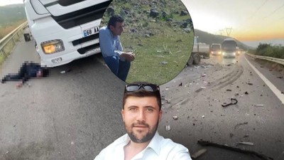 Bursa feci tır kazası! Arıza yapan emniyeti şeridindeki TIR'a TIR çarptı! Şoförler hayatını kaybetti