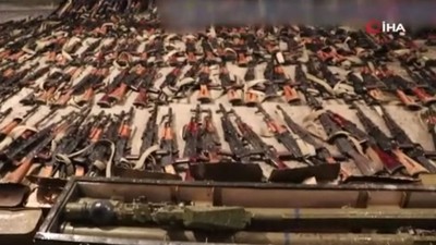 İşte Karabağ’da Ermenilerden ele geçirilen mühimmatlar! Görüntüleri Rusya yayınladı