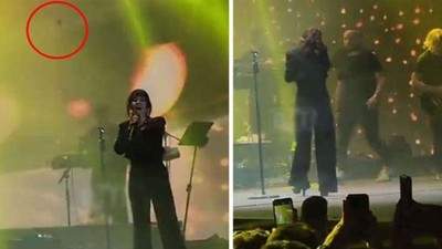 Ünlü şarkıcı Fatma Turgut'un kafasına çakmak atıldı!