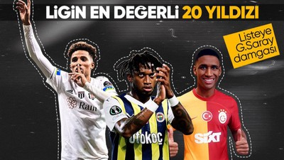 İşte Süper Lig'in en değerli 20 yıldızı! Listeye Galatasaray damga vurdu