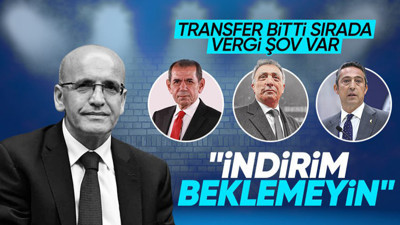 Hazine ve Maliye Bakanı Mehmet Şimşek'ten Galatasaray, Fenerbahçe ve Beşiktaş'a vergi cevabı!