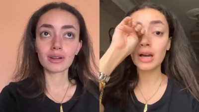 İsrail bombalıyor, siviller korku dolu anlar yaşıyor! Filistinli kadın bombardıman esnasında yaşananları videoya çekti! Saçlarını dikkatle izleyin