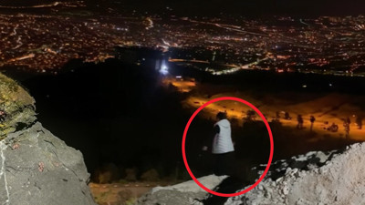 Elazığ'da genç bir kadın kayalıklardan aşağı atladı