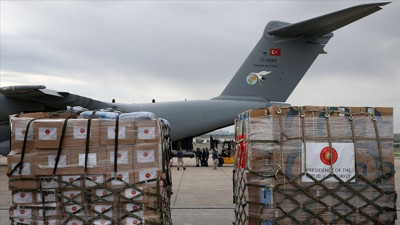 Son Dakika: Türkiye'den Gazze'ye 9 uçak 213 ton yardım