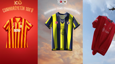 Galatasaray'ın ardından Fenerbahçe ve Beşiktaş'ta 100. yıla özel formalarını tanıttı!